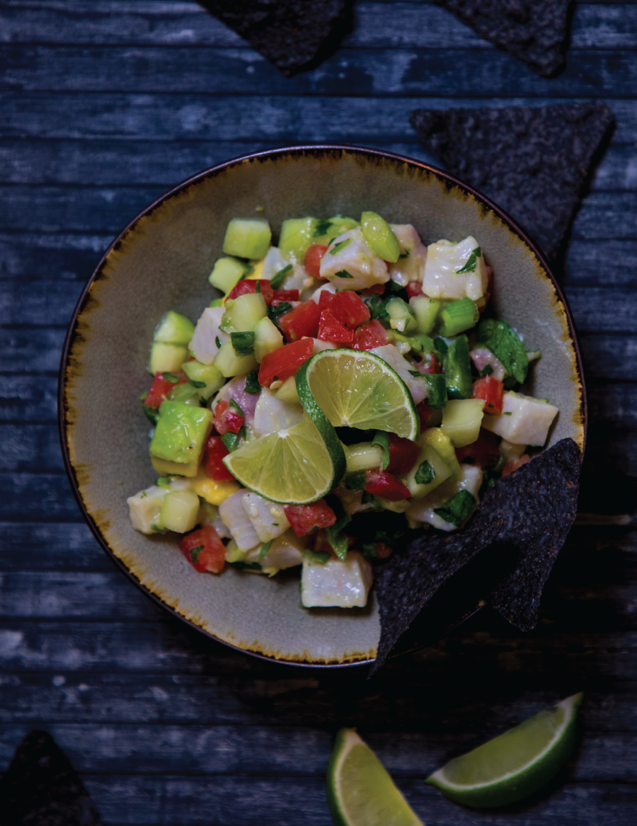 Ceviche with Cilantro and Lime